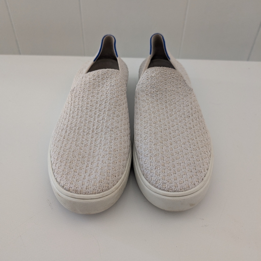 Rothys Cream Slip-On Shoes Womens size 9.5